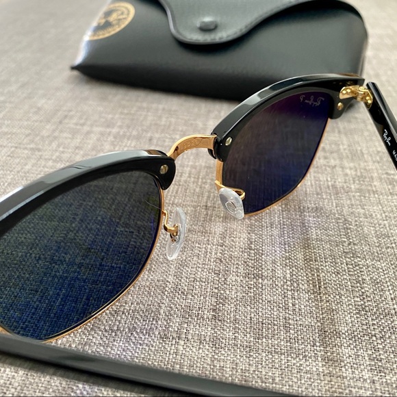 Ray-Ban RB3016 Clubmaster Classic Polarized - Picture 7 of 8